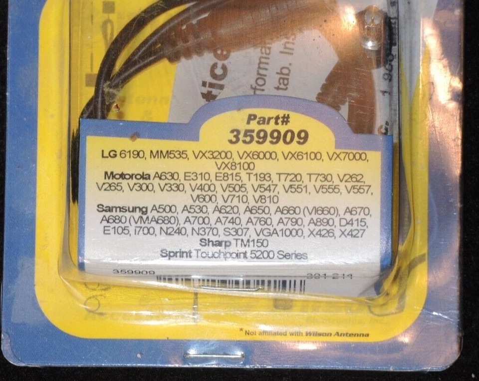 Adaptador Antena Celular Wilson Electronics Parte # 359909 ENVÍO GRATUITO Foto 3 de 4