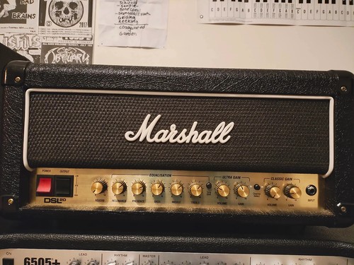 Marshall DSL20HR 20W Tube Head Guitar Amplifier with foot switch,grab it!