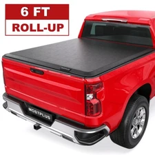 6FT Roll Up Truck Bed Tonneau Cover For 1982-93 Chevy S10 GMC S15 1991-93 Sonoma