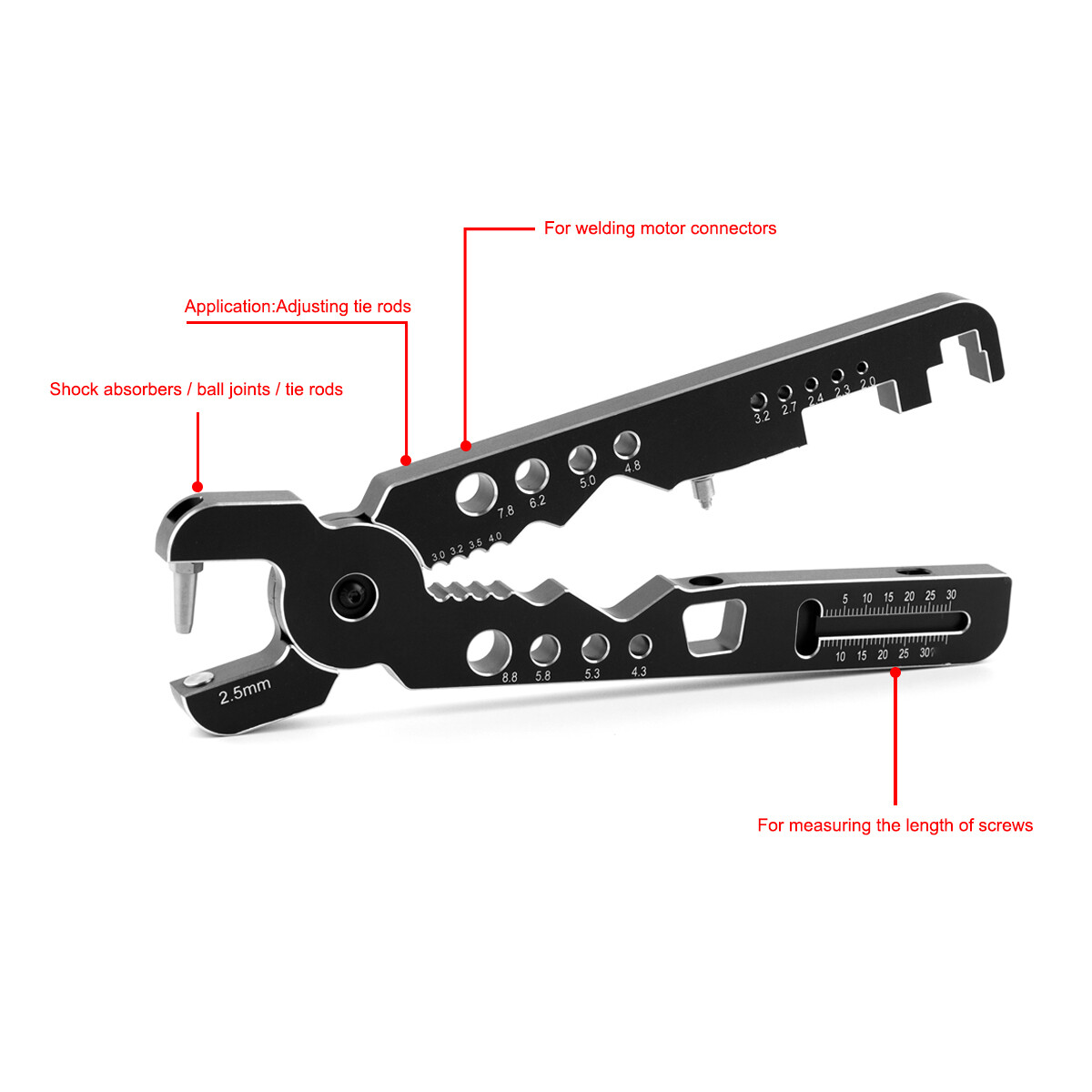 RC MULTITOOL Shock Pliers, Tire Punch, Solder Jig RC Car & Truck UK