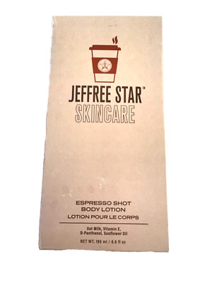 Jeffree Star Skincare Espresso Shot Body Lotion 6.6 fl oz Vitamin E New