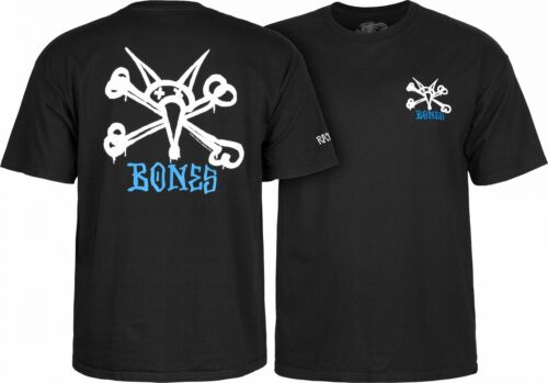 Powell Peralta Rat Bones Cross Bone Skull Skateboard T-Shirt