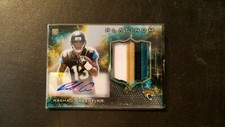 Rashad Greene Rookie 2015 Topps Platinum Auto Patch Jersey Jaguars RC Florida St