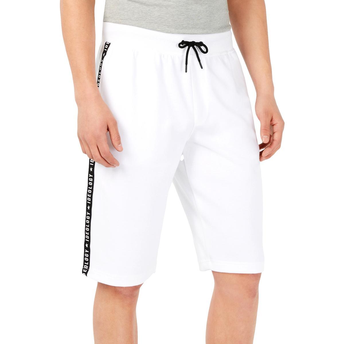 Ideology Мужские белые трикотажные шорты для отдыха в полоску XXXL BHFO 0759