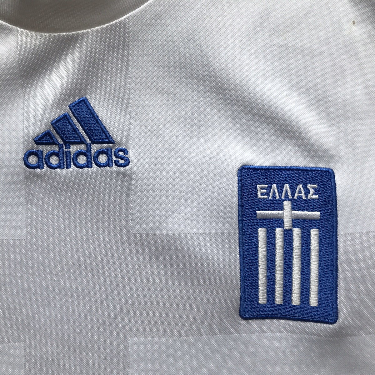 GREECE 2008 2009 HOME FOOTBALL SHIRT SOCCER JERSEY ADIDAS