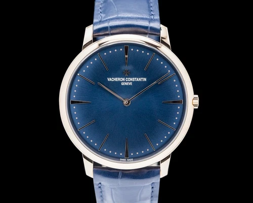 Vacheron Constantin Patrimony Contemporaine 18K Rose Gold Blue Dial UNWORN