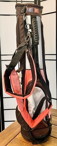 vintage miller highlife golf bag shoulder canvas - Picture 5 of 8
