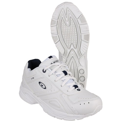 Hi-Tec XT115 weiß Unisex Schnürung Jungen Mädchen Junior Sport Turnschuhe Schuhe - Bild 3 von 6