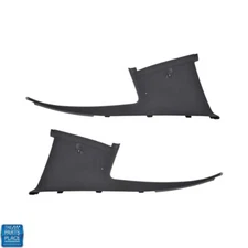 1975-81 Camaro & Firebird Interior Upper Rear Sail Panels Black - Pair