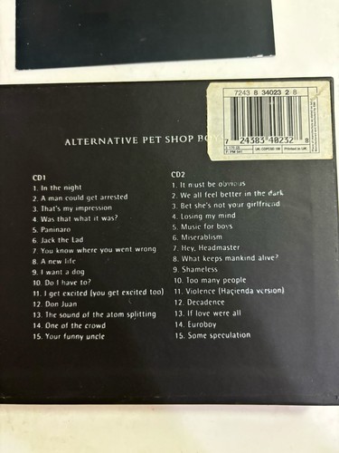 Pet Shop Boys ALTERNATIVE 1995 Lenticular Sleeve Promo Book 2 CD Box Set Rare - Bild 7 von 10