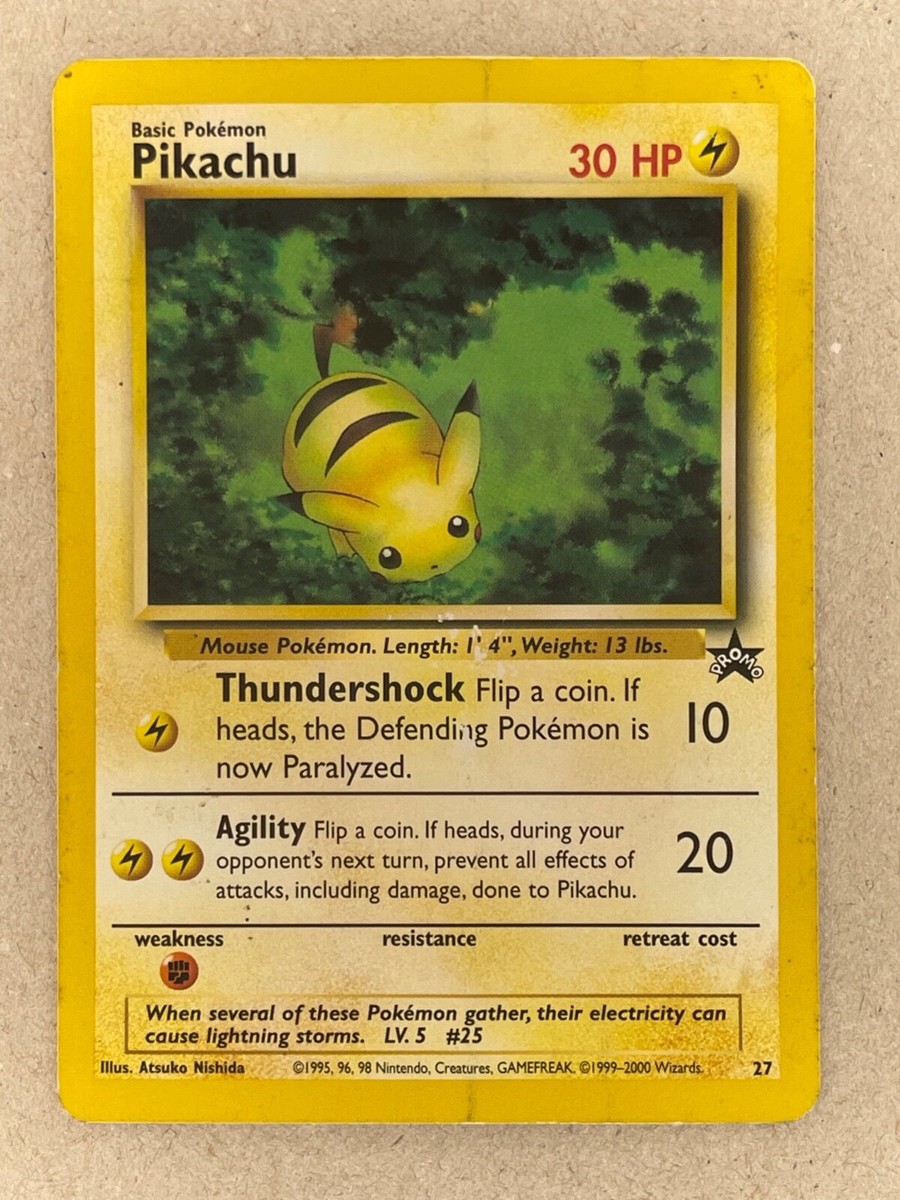 おたんじょうびピカチュウ ポケモンWOTC Black Starホロプロモ英語版 おたんじょうびピカチュウ ポケモンWOTC Black Starホロプロモ英語版