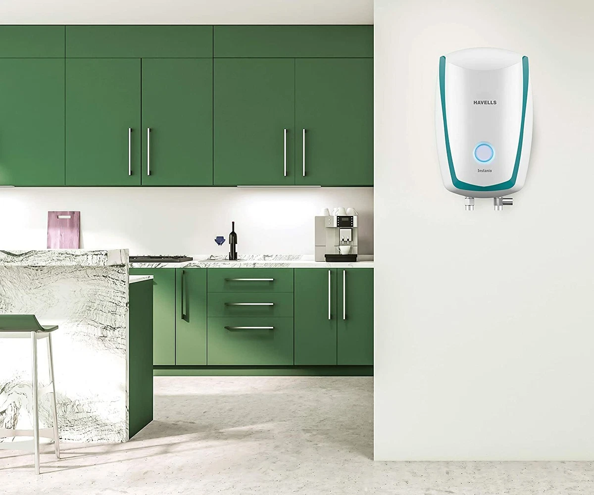 Havells Instanio 3-Litre LED Indicator Instant Geyser 3000 Watt  (White/Blue) | eBay