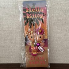 Tanned Hello Kitty Hula Dance Guam Saipan Sunset Dress Keychain Rare SANRIO 749