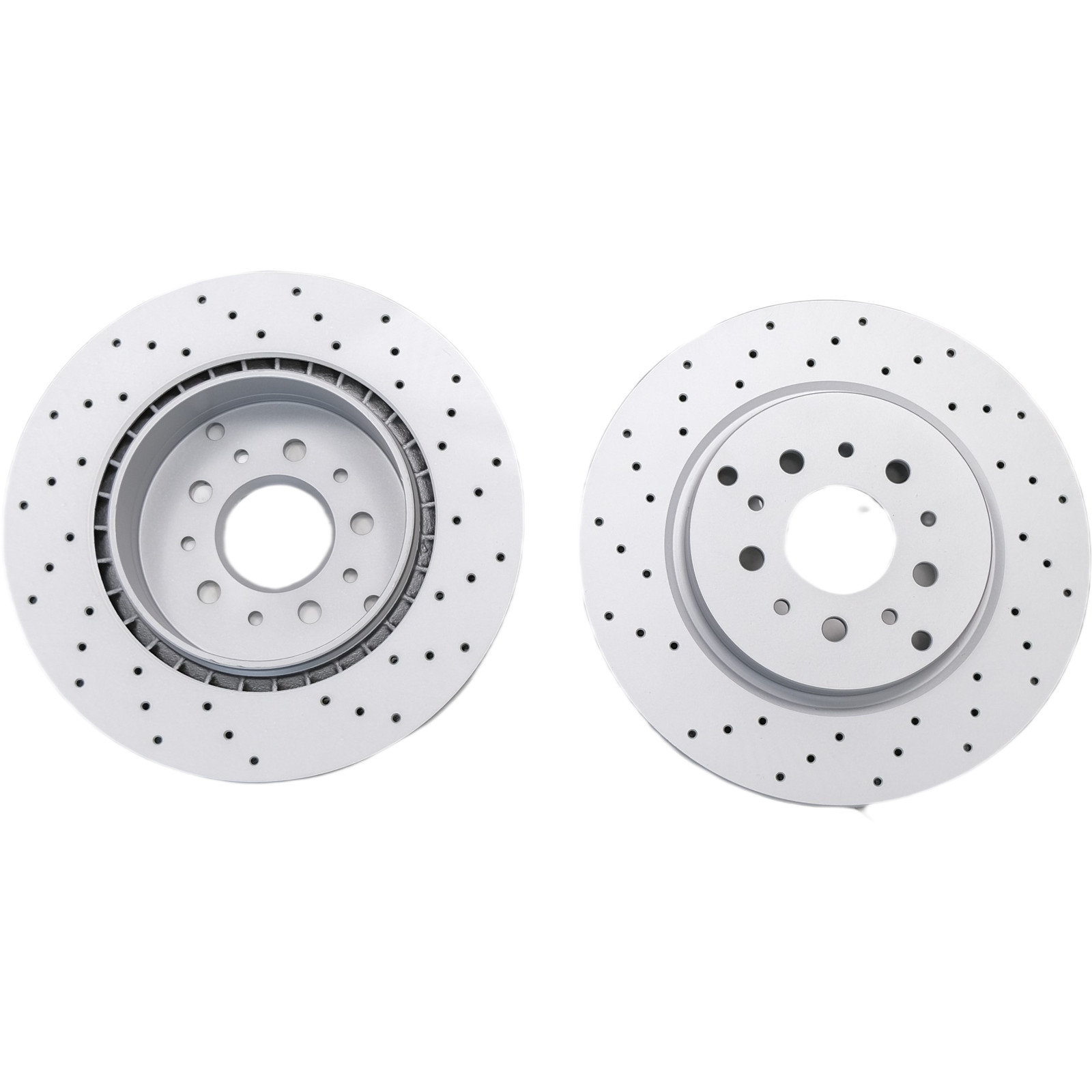 NEW 228411 Rear Brake Rotor Set for Maserati Granturismo Quattroporte Grancarbio