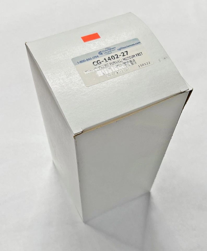 NEW ChemGlass CG-1402-27 600mL Filter Funnel, Buchner, Medium Frit - Image 3 of 4