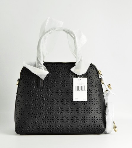 Kate Spade Cedar Street Maise Perforated Leather Bag Black PXRU4939 NEW - Picture 5 of 11