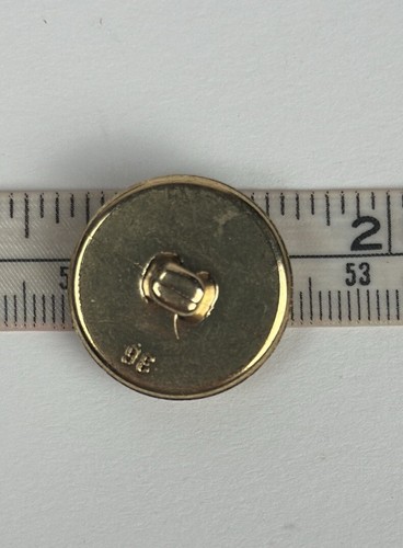 Five Ornate Filigree Gold Tone 22mm Vintage Buttons Lot - Picture 9 of 9