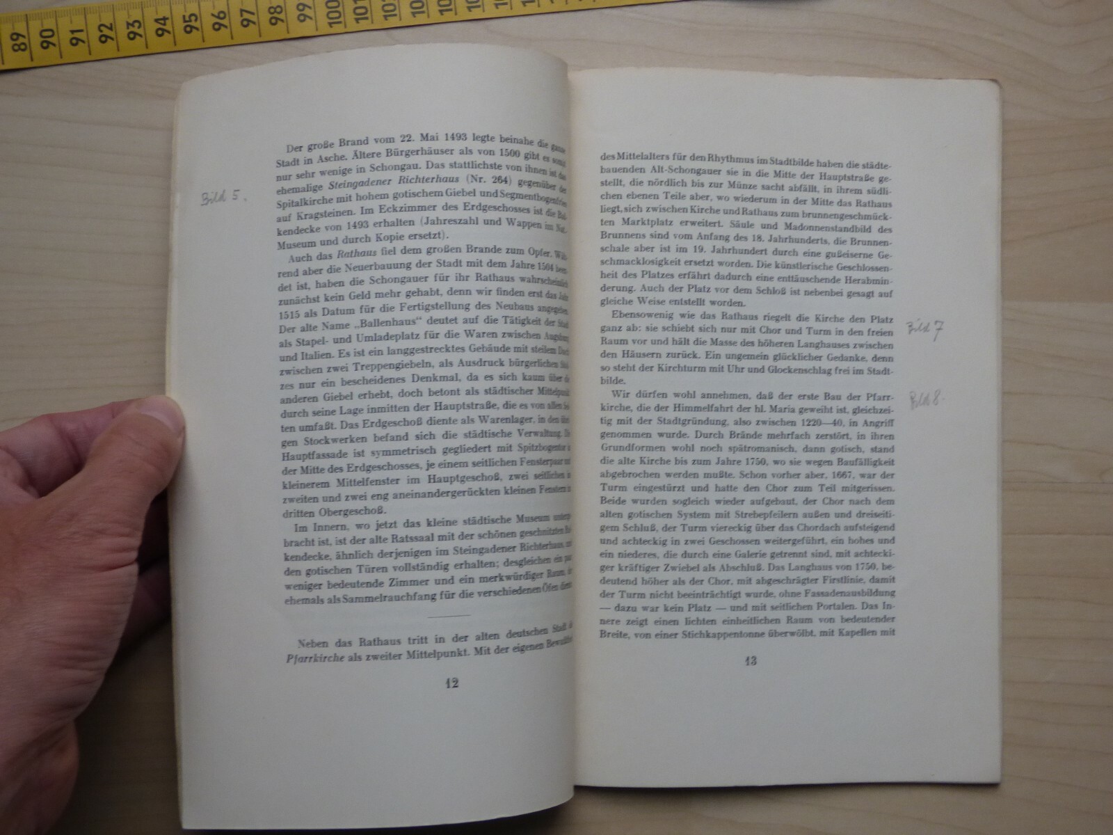 Gauting 1929. Widmung Eberhard von Cranach-Sichart an Julius Ritter von ...