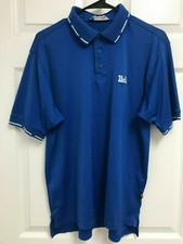 UCLA BRUINS Men Blue NCAA Embroidery Short Sleeve Golf Polo Shirt L Holloway