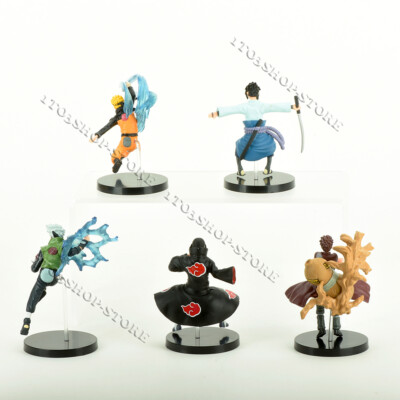 5pcs/Set Naruto Shippuden Action Figures Toy Set: Kakashi Sasuke Gaara  Itachi