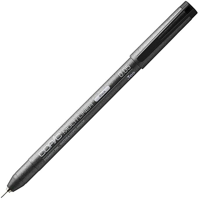Copic Markers Multiliner 0.05 Black Pigment Based Ink JAPAN IMPORT