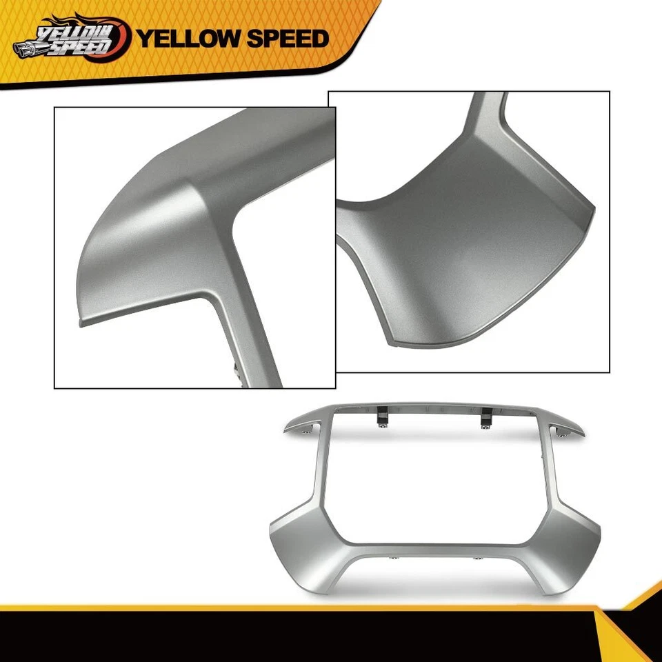 Panel bisel de radio control central para tablero Silverado Sierra 14-20 23136581 Foto 4 de 4