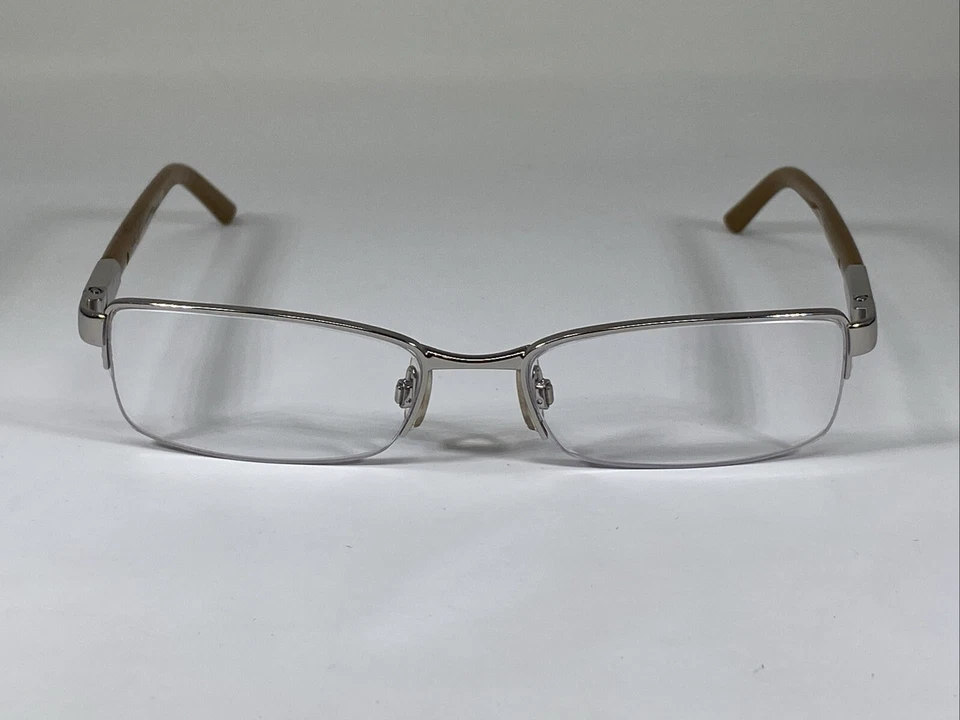 Marco de gafas Dolce & Gabbana DG1136 204 Italia plata/beige media borde 52-17-135 Foto 2 de 4