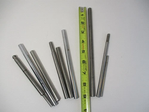 (9) Magnetic Base Arms Arm Rods Most 3/8" Dia Fits: Starrett Mitutoyo More, VGC