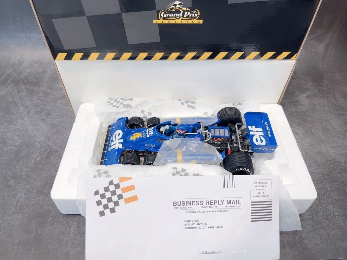 1/18 Exoto Tyrrell Ford P34 #4 1976 P.Depailler Japan GP | eBay