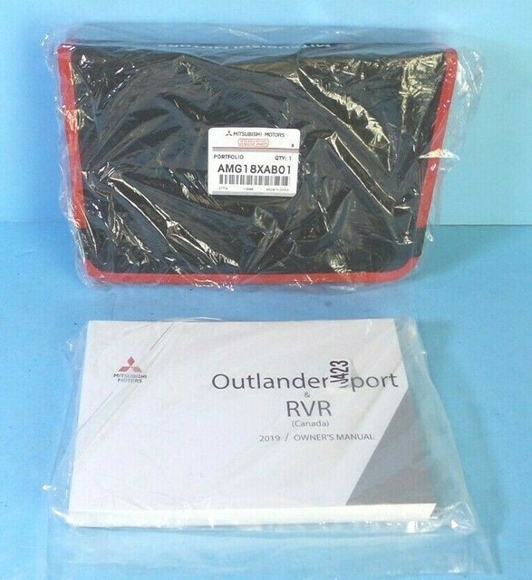 2019 MITSUBISHI OUTLANDER SPORT OWNERS MANUAL KIT COMPLETE ORIGINAL