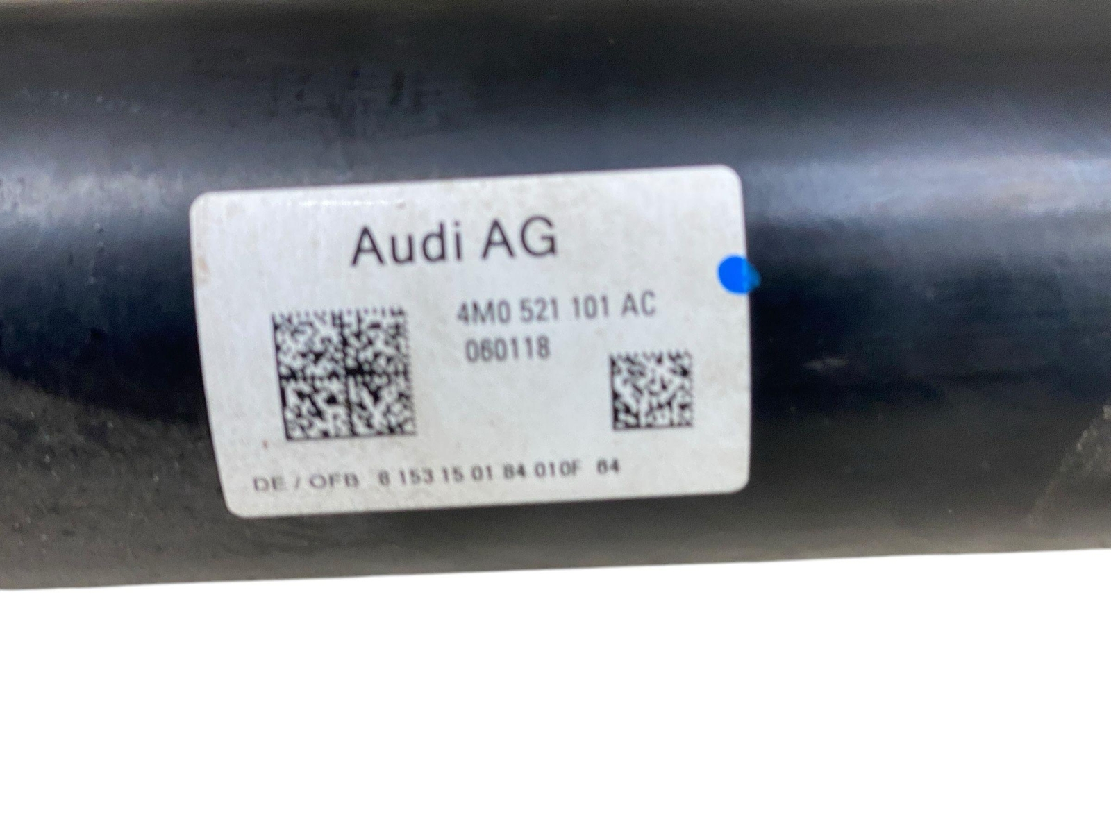 2016-2020 BENTLEY BENTAYGA OEM 6.0L W12 REAR DRIVE SHAFT *42K MILES* 4M0521101AC