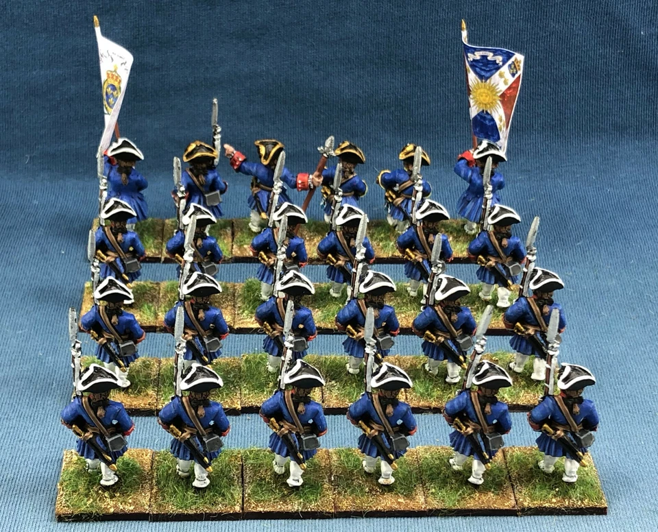 28mm WGS Seven Years War SYW Painted French Royal Pologne Infanterie GFA12 - Image 4 of 4
