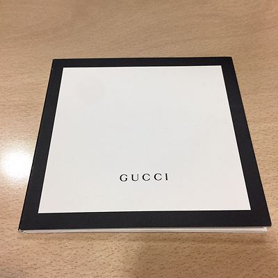 Gucci Press Kit CD Baselworld 2017