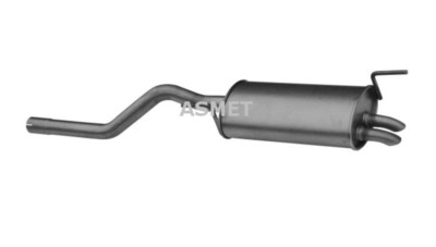 Asmet Silencer Exhaust Silencer For Caddy 2 9K Inca 1.9 SDI TDI 90HP