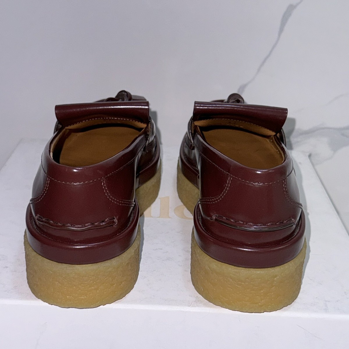 CHLOE Jamie Loafers MOCCASIN Tassel WOMEN'S SIZE 7 Slip On