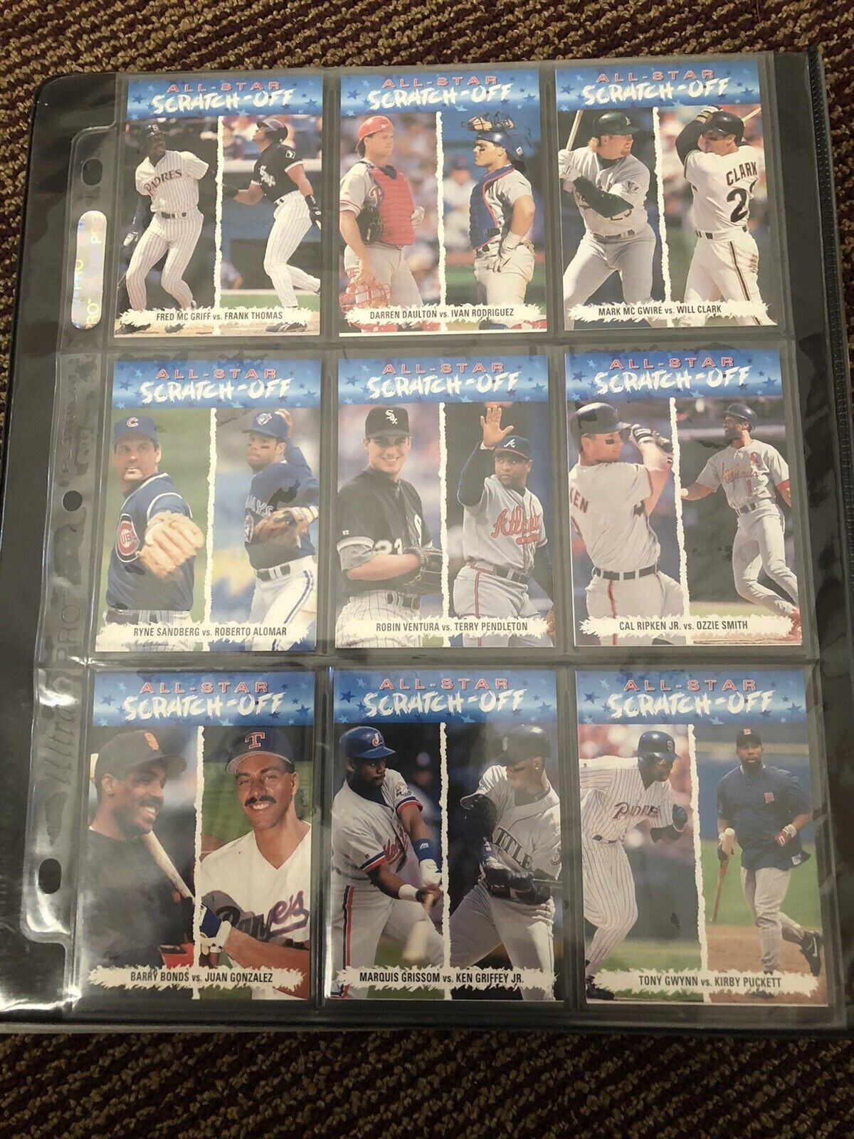 1993 Upper Deck Baseball FUN PACK Complete Set in Binder w/SP's and