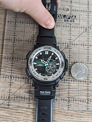 CASIO WATCH PRO TREK 5415 PRG-280 WR20 WATER RESISTANT BLACK CASIO WATCH PRO TREK 5415 PRG-280 WR20 WATER RESISTANT BLACK