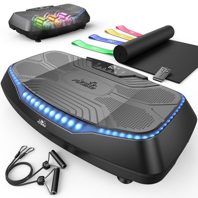 4D Vibration Plate Exercise Machine - Triple High Performance Motors - Fat Burn