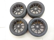 4x Proline Avenger HP 1/8 Buggy Street Tires on 17mm Hex Wheels #9069 Used Worn