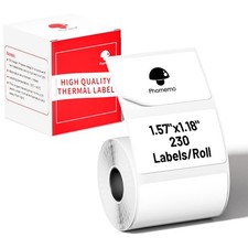 Phomemo Thermal Labels, 1.57"x 1.18", for 1.57"x1.18", White