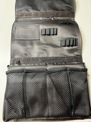 Omega Watches Vanity case Brand New Brown, Polyester Retail $200