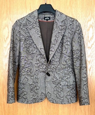 MARKS & SPENCER Blazer Jacke Jackett Gr. S / 36 Damen Beige Grau NP 79,95  