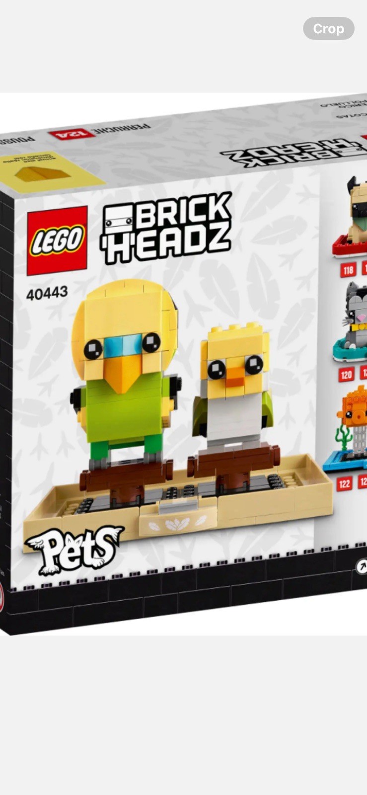 LEGO Brickheadz Budgie and Chick Building Set 40443