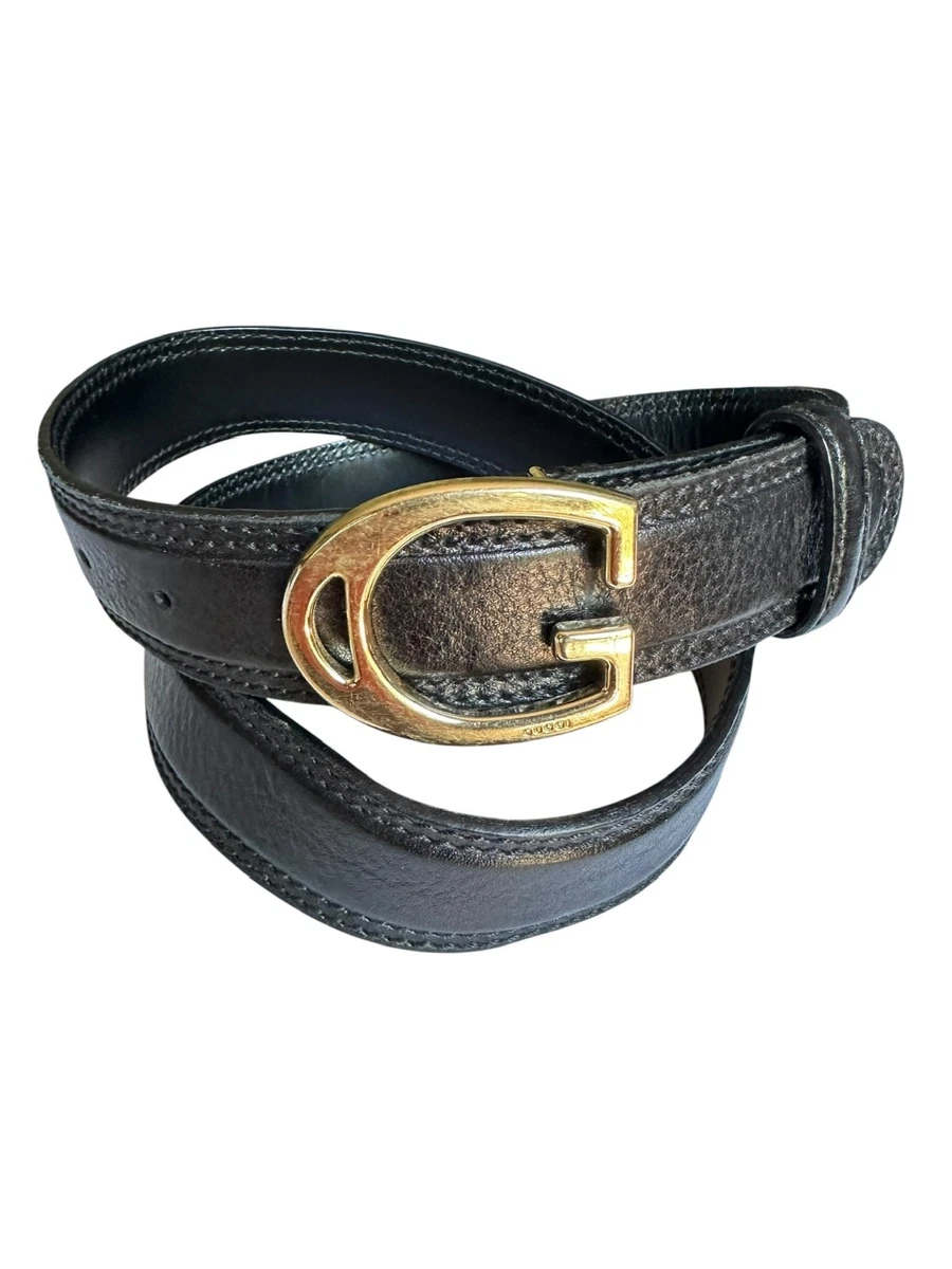 Gucci Gold Vintage Belts for sale | eBay