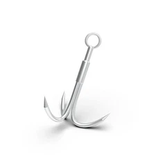 Grappling Hook with 3-Claw Stainless Steel Carabiner for Retrieval for Outdoo...