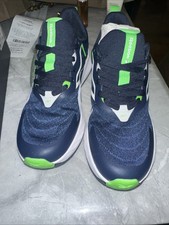 Reebok Verse Running Vector Shoes Men's 10.5 Navy Green Seattle Seahawks...