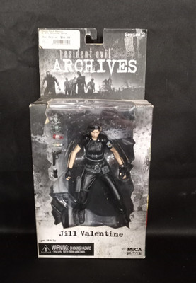 NECA Player Select Resident Evil Archives Jill Valentine Action Figure 2006 NEW
