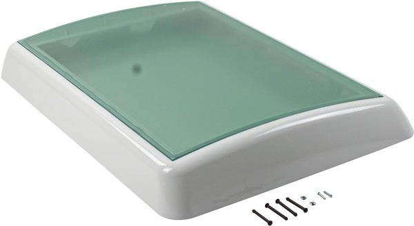 Dometic Ersatzglas Midi-Heki Style Ohne Anbauteile Weiß-image