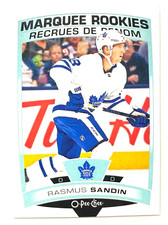 19 20 O PEE CHEE MARQUEE ROOKIES RASMUS SANDIN #643
