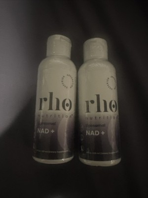 (2) Rho Nutrition Liposomal NAD+  Ultra High Absorption Liquid Bottles 12/2027